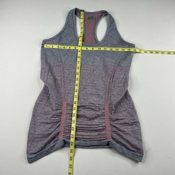 Athleta Fastest Track Gray Orange Stripes - Picture 6 of 6
